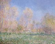 Claude Monet Spring in Giveryny china oil painting reproduction